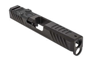 Grey Ghost Precision stripped Version3 Glock 19 Gen 4 slide with dual optic cut for RMR and DeltaPoint Pro